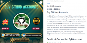 Buy GitHub Accounts